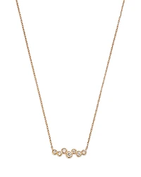 Bloomingdale's Fine Collection Diamond Bezel Scatter Bar Necklace