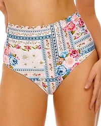 Agua Bendita Alicia Meraki Printed High Waisted Bottom