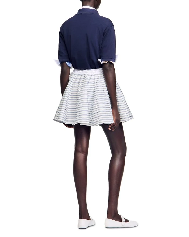 Spiral Print Skater Skirt - Exclusive