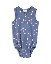 Boys' Printed Ribbed Romper - Baby