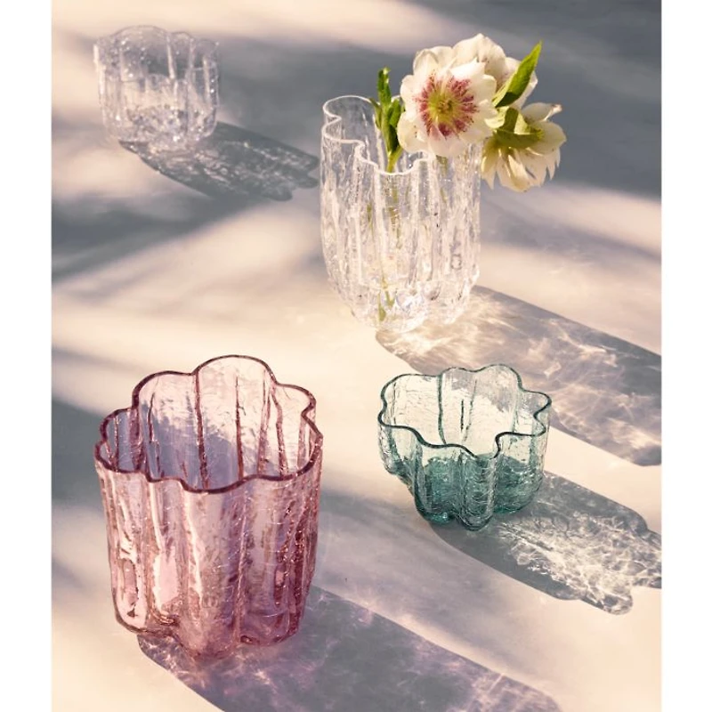 Crackle Tall Vase