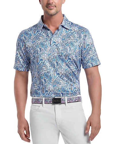 Robert Graham Matos Paisley Classic Fit Performance Polo Shirt