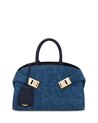 Ferragamo Hug Mini Denim Handbag