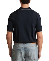 Dunwich Button Through Color Block Tipped Shirt