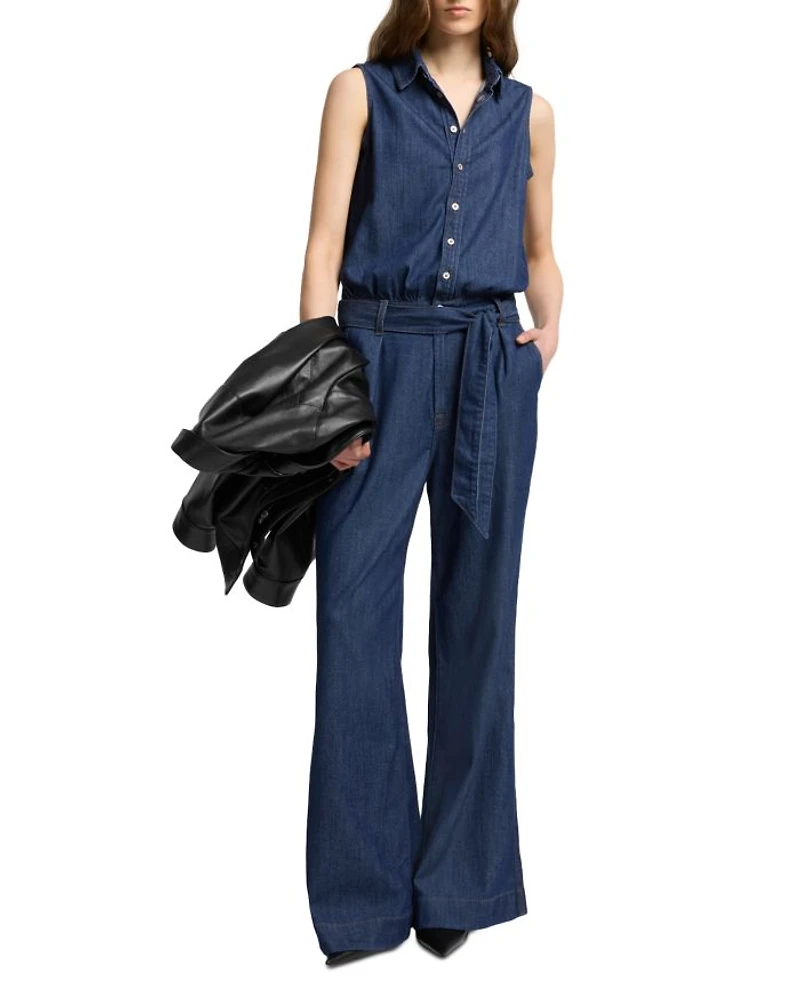 Leah Sequined Bodice Jumpsuit