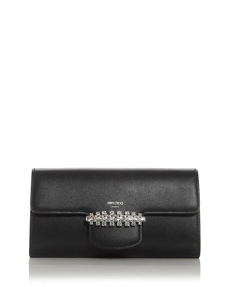 Jimmy Choo Bing Leather Wallet on Chain