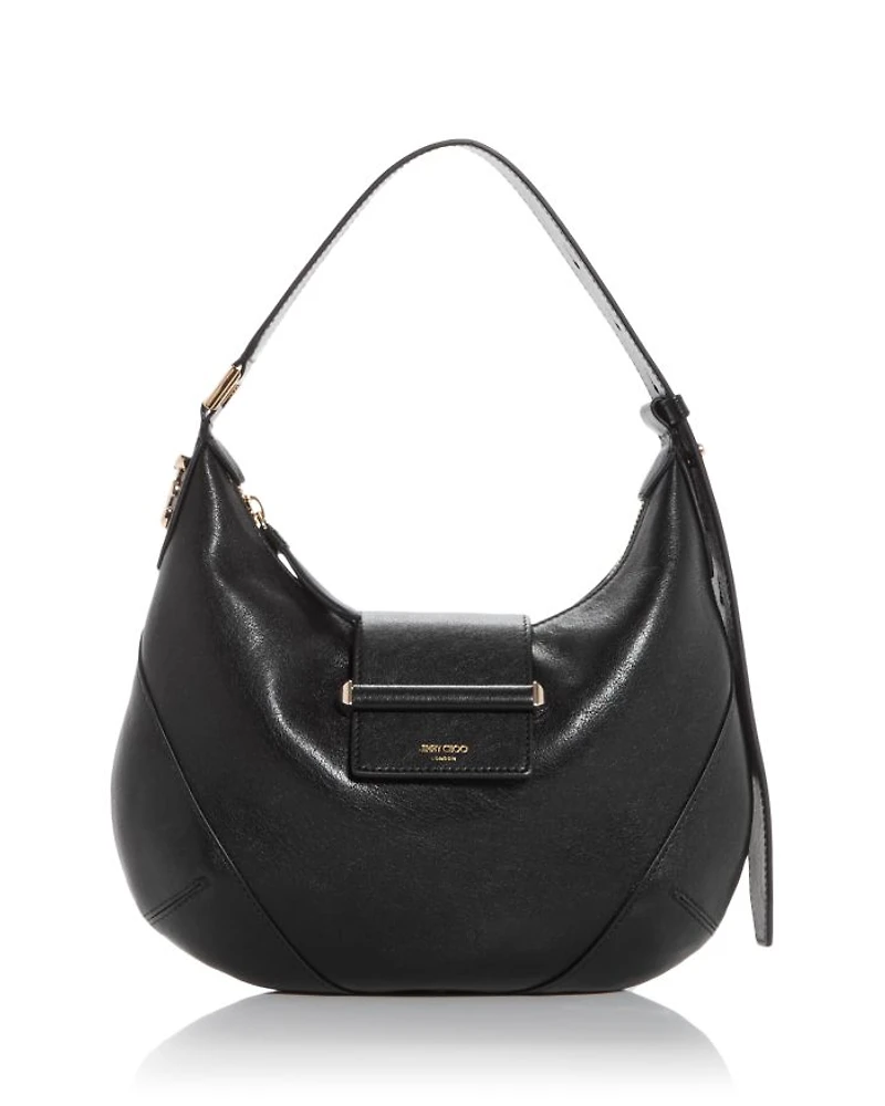 Bar Hobo Leather Shoulder Bag