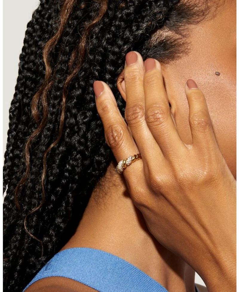 Rope Pave Ring