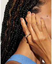 Rope Pave Ring