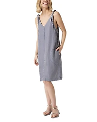 Halston Stripe Cotton Dress