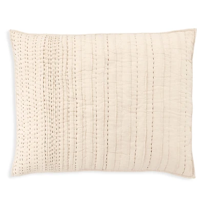 Annie Selke Bryant Natural Quilted Sham, Dutch Euro