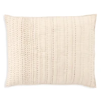 Annie Selke Bryant Natural Quilted Sham, Dutch Euro