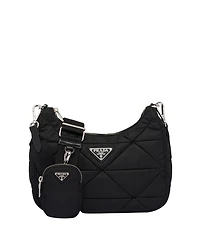 Padded Re-Nylon Shoulder Bag