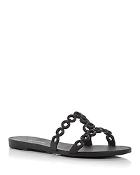 Aquazzura Women's Infinity Chain Jelly Sandals