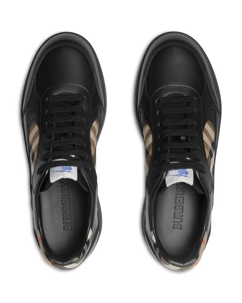 Men's Terrace Check Low Top Sneakers