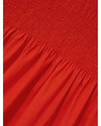 Annabel Shirred Midi Dress