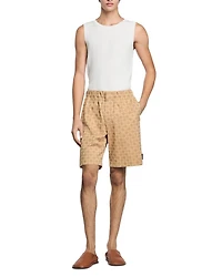 Printed Pull On Shorts