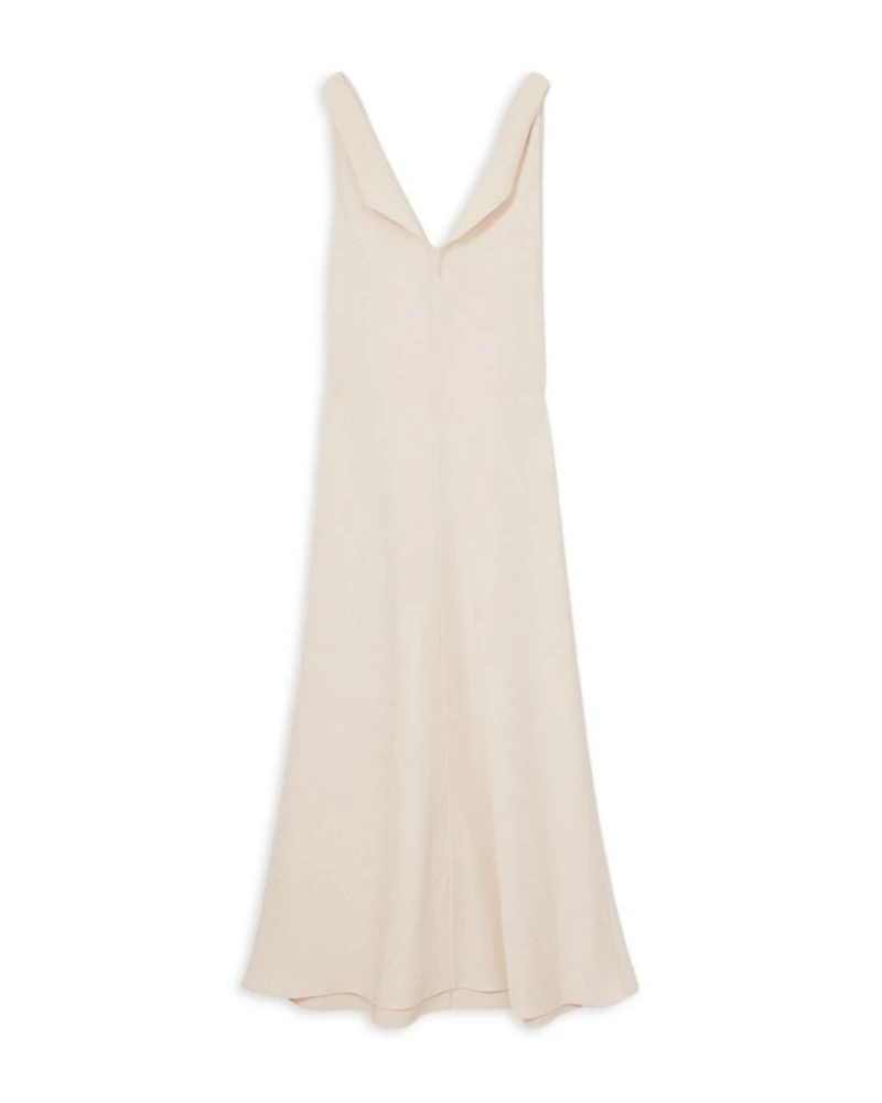 Kiera Textured Drape Neck Dress