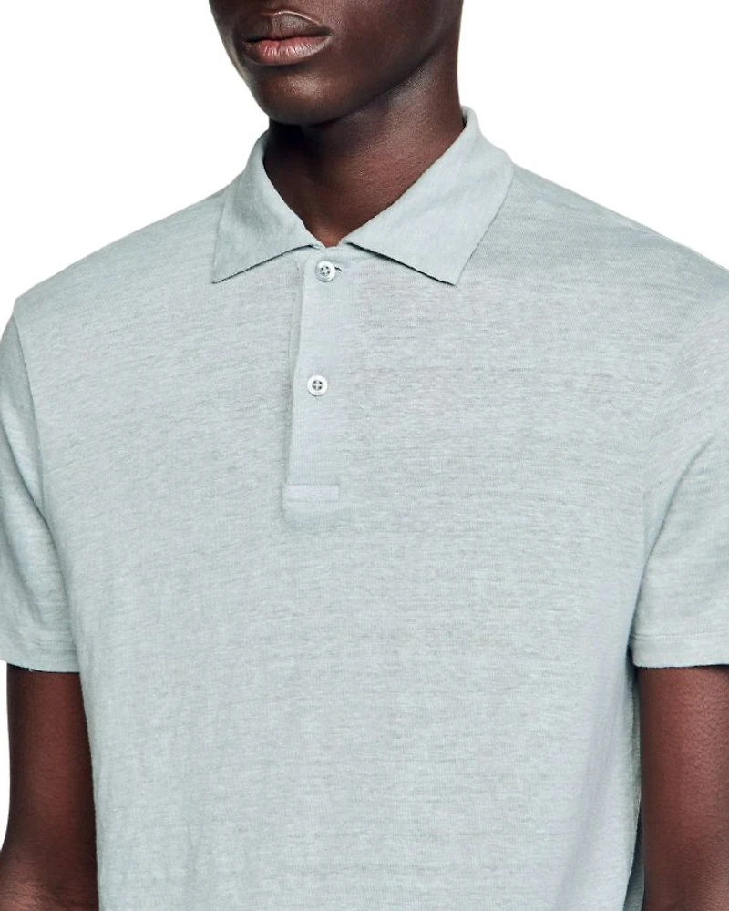 Beach Linen Polo Shirt