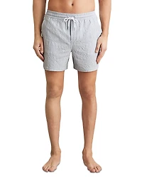 Reiss Seersucker Striped Shorts