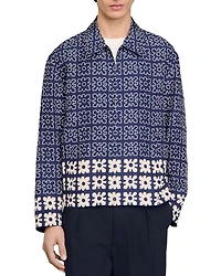 Jacket with Floral Motif