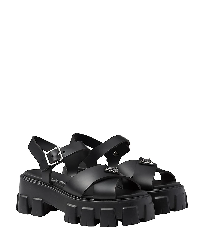 Prada Women's Monolith Rubber Sandals