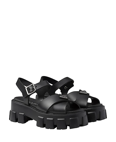 Prada Women's Monolith Rubber Sandals