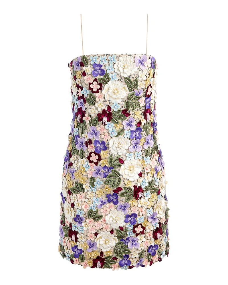 Velia Embellished Spaghetti Strap Dress