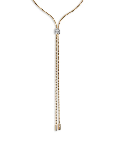 Fope 18K Yellow Gold Aria Diamond Lariat Necklace, 27.5