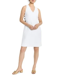 Textured Button Dress