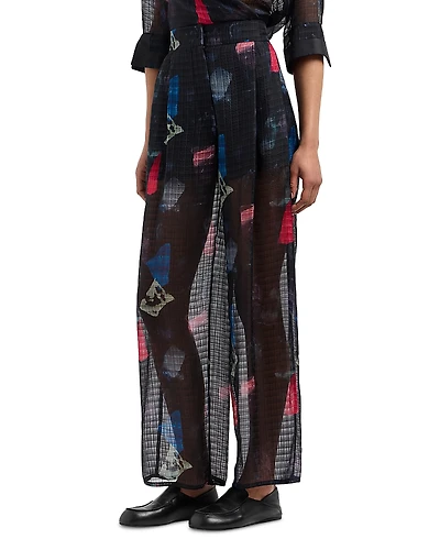 Emporio Armani Abstract Print Pants