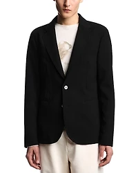 Emporio Armani Regular Fit 3D Crepe Jersey Blazer