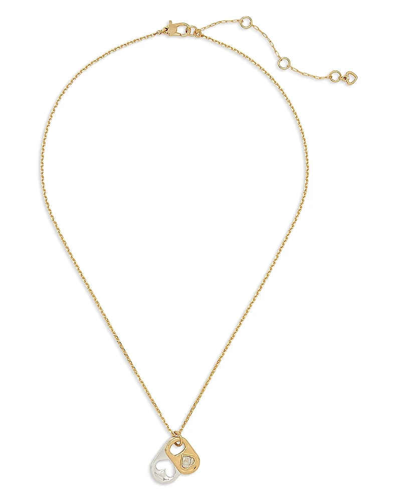 kate spade new york Snack Time Pop Tab Charm Pendant Necklace