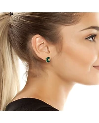 Signature Crystal & Eagle Head Stud Earrings