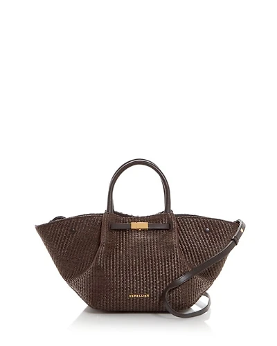 Midi New York Raffia Shoulder Bag