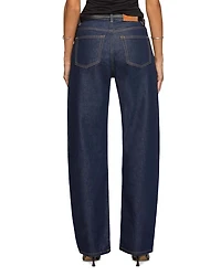 Alida High Rise Bowed Leg Jeans Havana Night