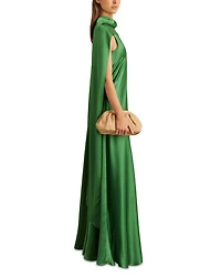 Fae Cape Back Maxi Dress