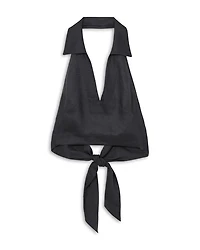Cara Linen Halter Neck Top