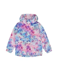 Girls' Printed Butterflies Packable Windbreaker - Big Kid