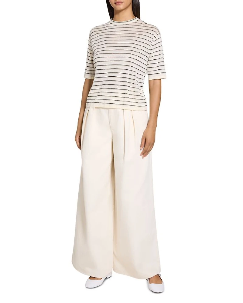 Boyfriend Tee Linen-Blend