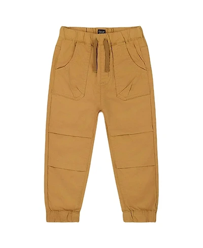 Deux par Deux Boys' Stretch Twill Jogger Pant - Little Kid, Big Kid