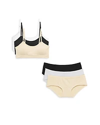 KatieJnyc Girls' Tween Seamless Bras & Underwear Set - Big Kid