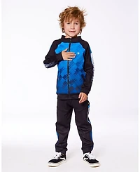 Boys' Printed Full Zip Athletic Cardigan