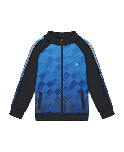 Boys' Printed Full Zip Athletic Cardigan