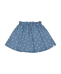 Deux par Deux Girls' Printed Chambray Skort - Big Kid