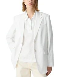 Single Breasted Linen Blazer