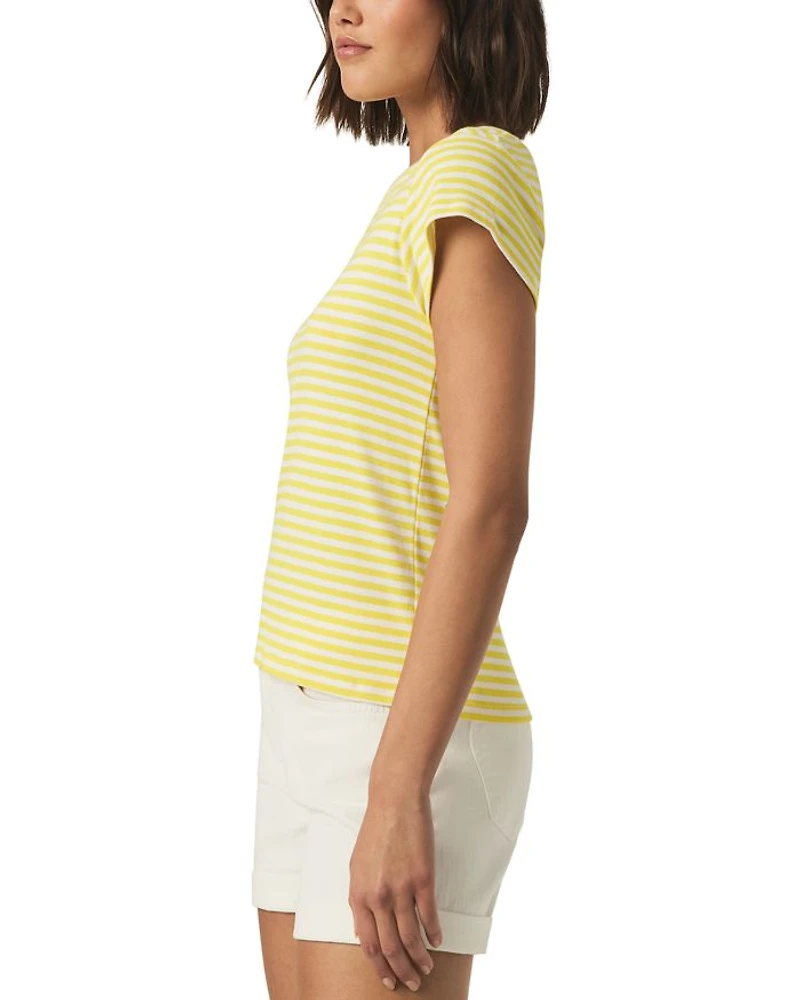 Faye Crewneck Stripe Tee