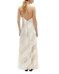 Lace Trim Maxi Dress