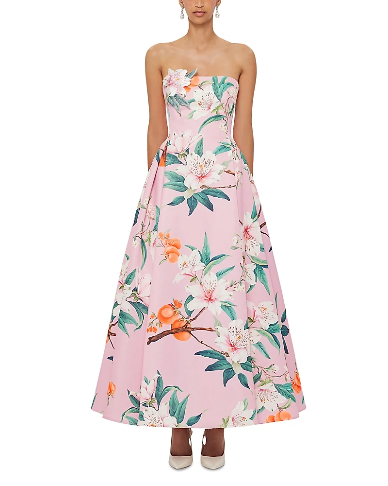 Leo Lin Nora Bustier Maxi Dress