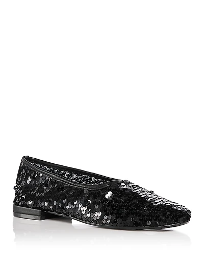 Aqua Women's Giana Embellished Flats - Exclusive